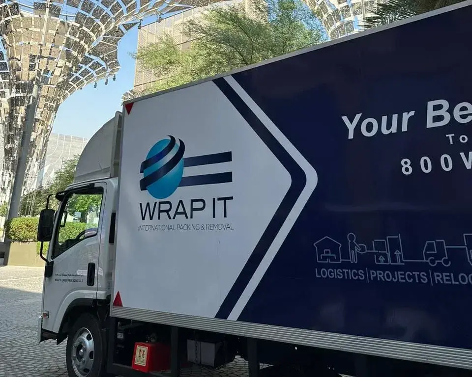 Wrap It branded moving truck